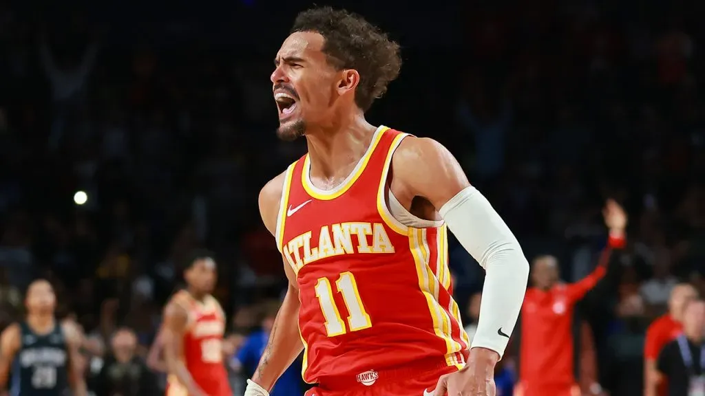 Trae Young jugó 34 minutos en la altura de la CDMX. (Getty Images)
