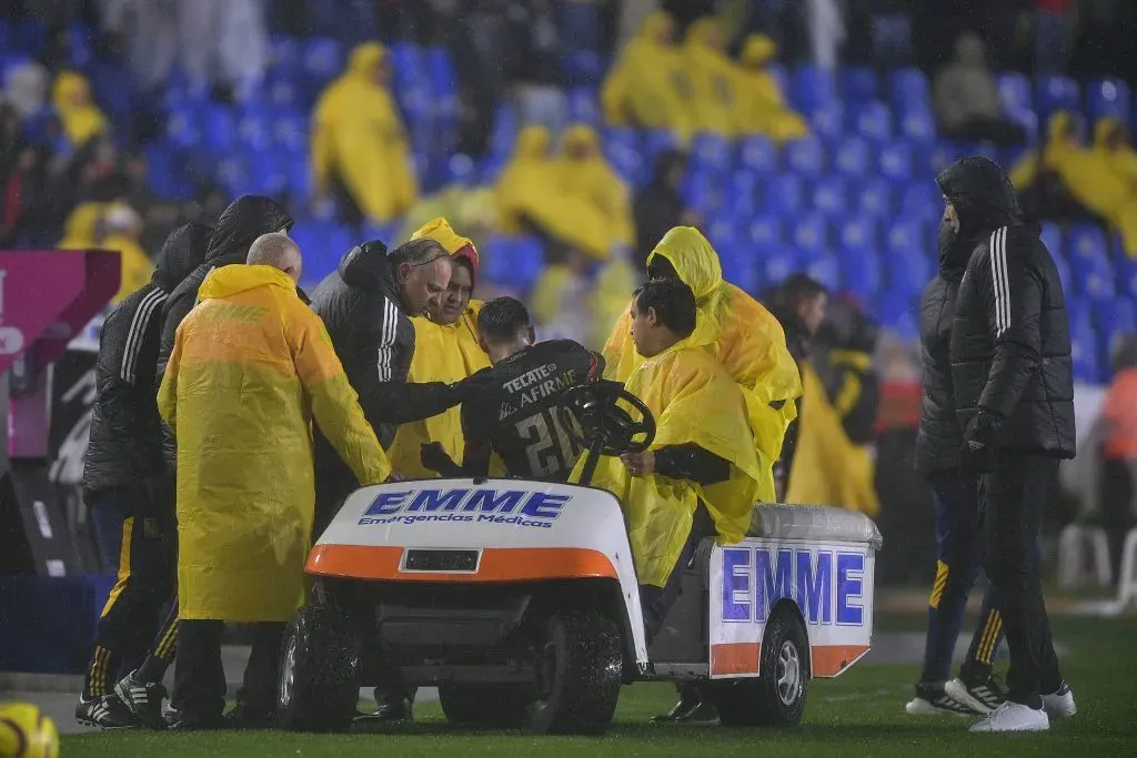 El momento de la lesión de Aquino.