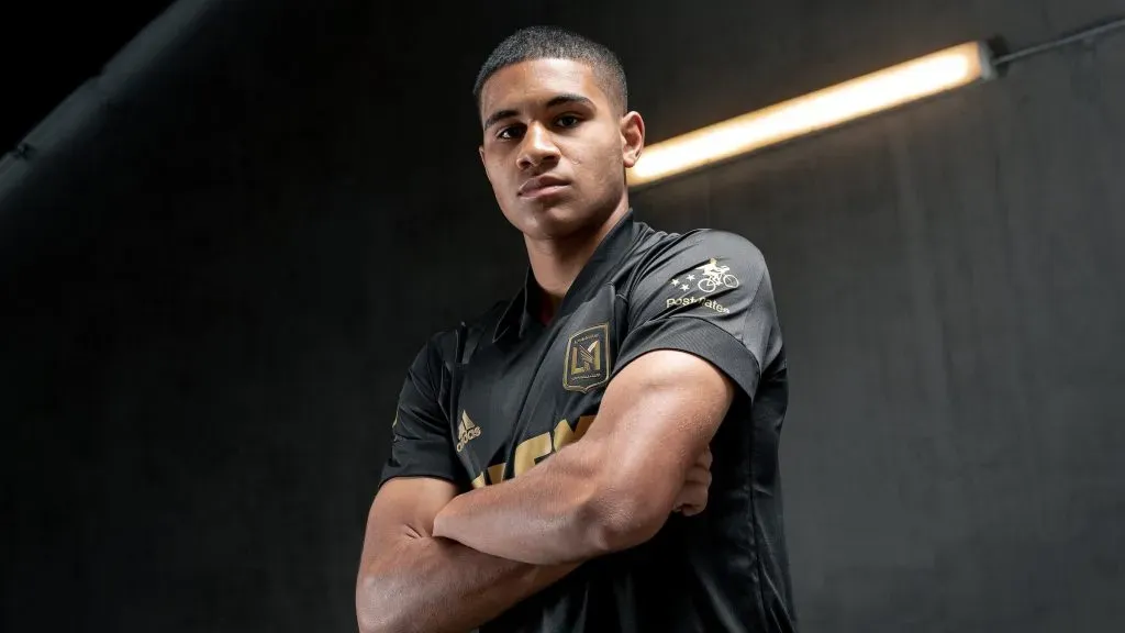 Antonio Leone con los colores de su último club: LAFC.