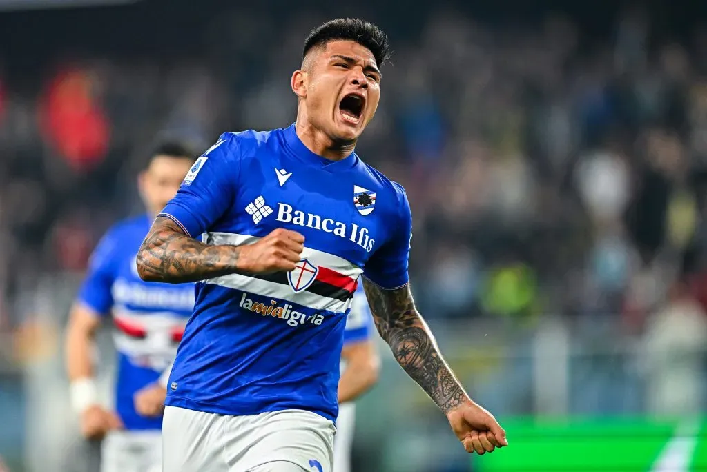 Amione tuvo un paso a préstamo en la Sampdoria (Getty Images).
