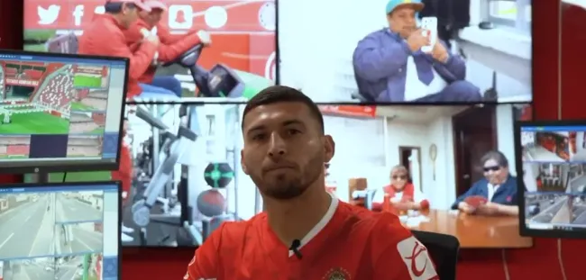 Toluca le dio la bienvenida a Juan Escobar (Captura de Pantalla)