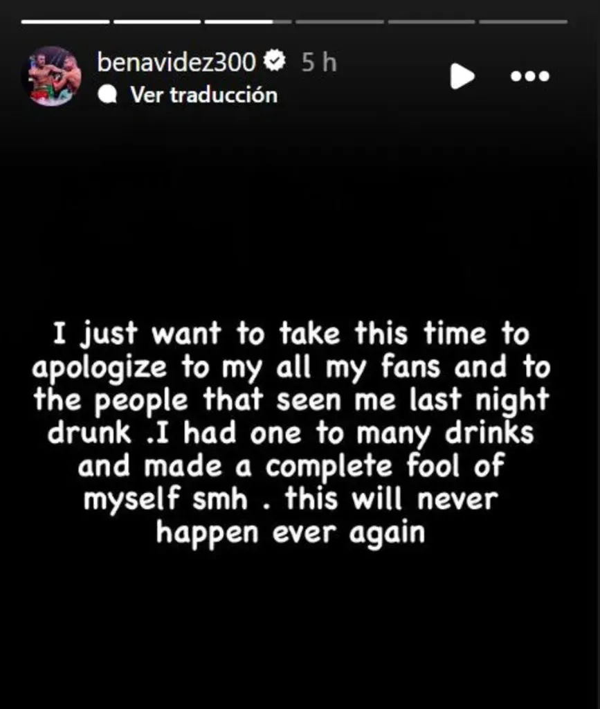 David Benavidez se disputa de sus seguidores pero no de Canelo