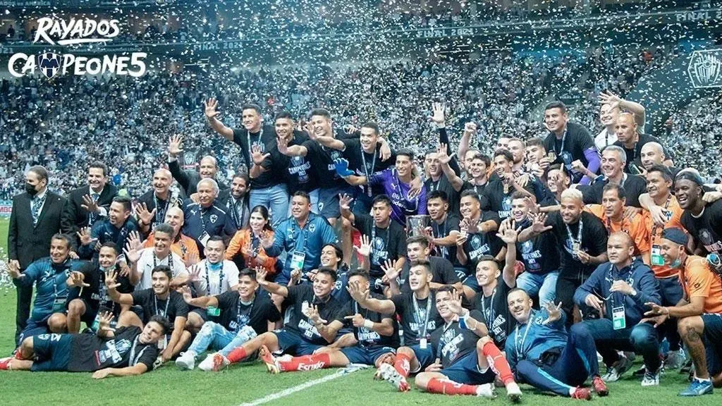 El equipo de Rayados que logró el boleto al Mundial de Clubes 2025.