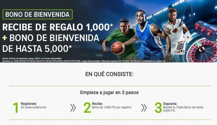 Bono de bienvenida Codere