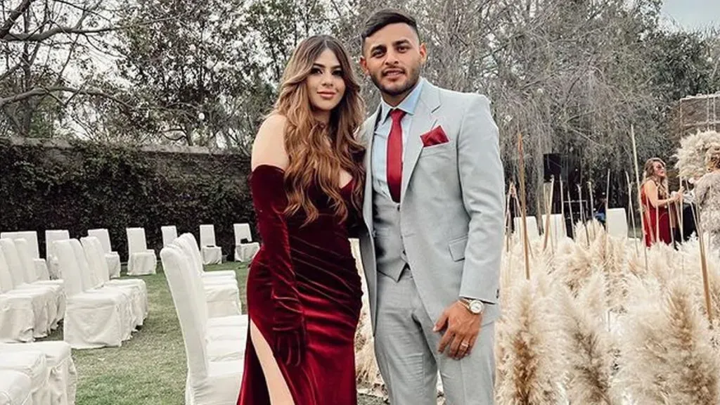 Alexis Vega y su pareja, Paula González.