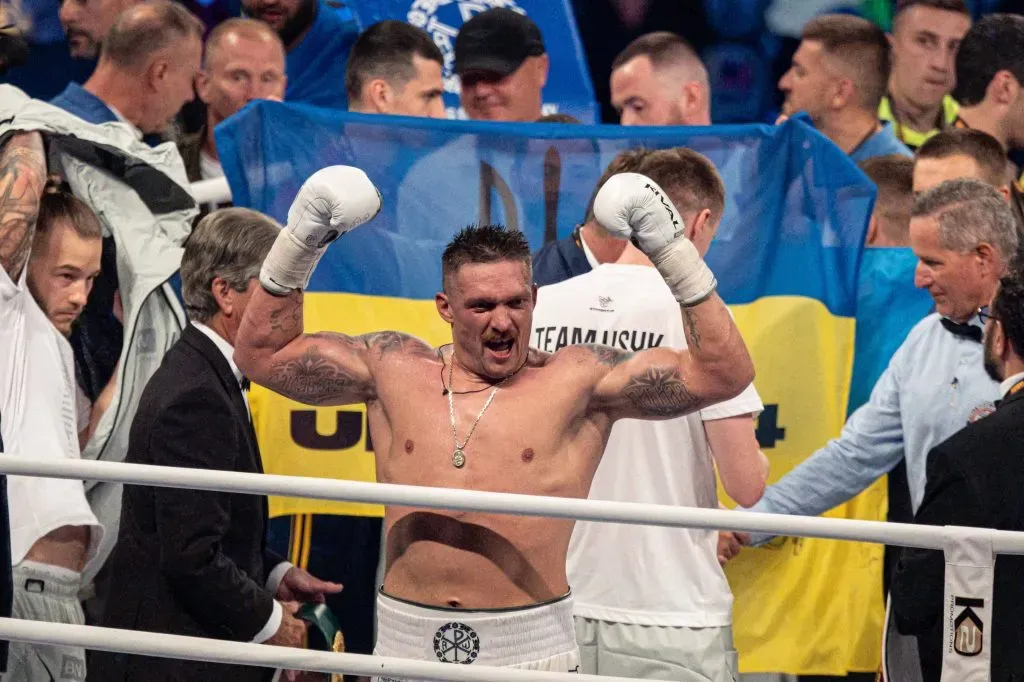 Oleksandr Usyk expondrá sus títulos de la FIB, AMB y OMB. (Imago)