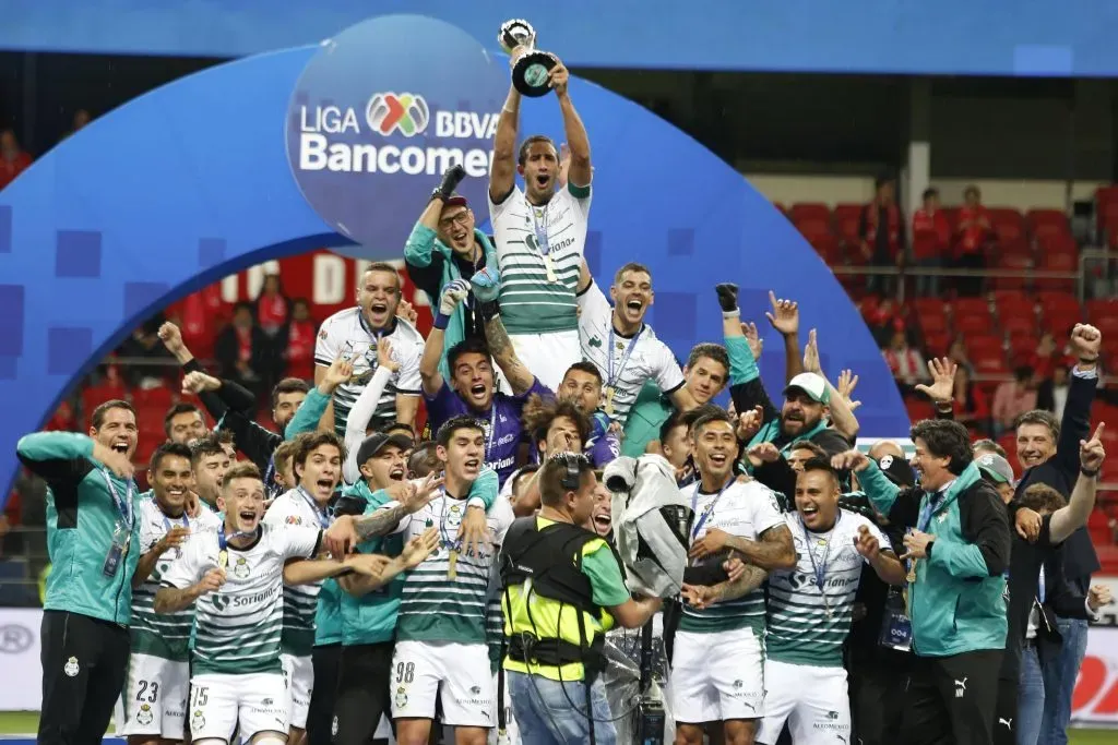 La última consagración de Santos Laguna, en 2018. (Imago)