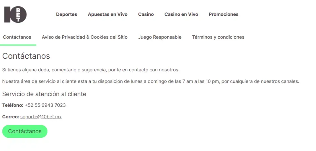 código de bonificación 10bet