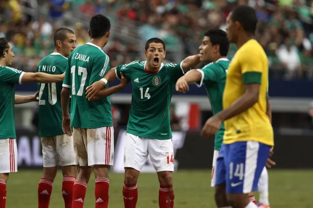 La última victoria de México frente a Brasil en el marco FIFA fue el 3 de junio del 2012 en Dallas. (Imago)