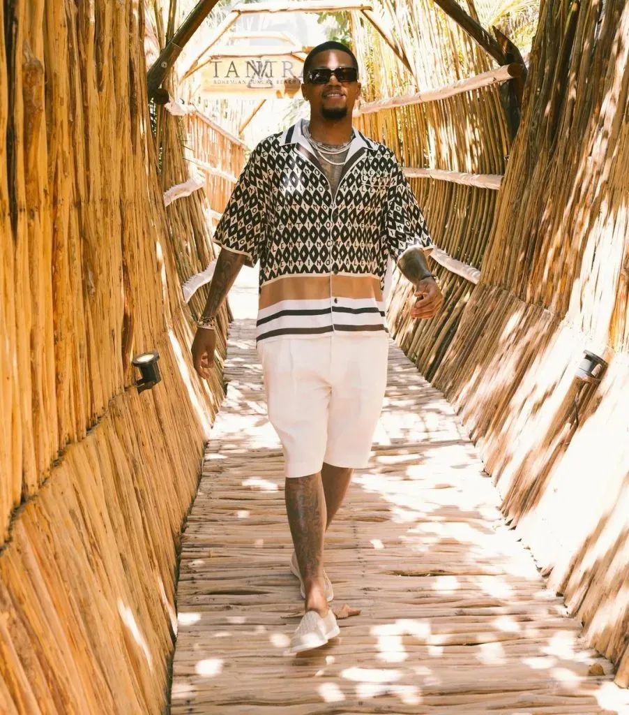 Leon Bailey de vacaciones (Fuente: @leonbailey)