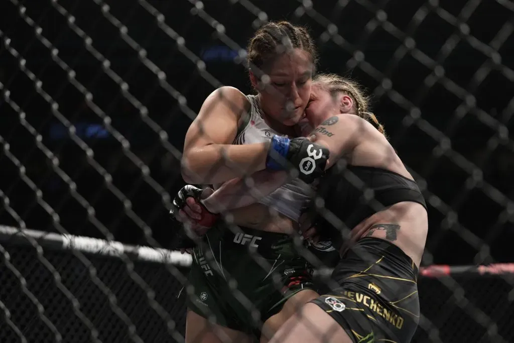 Alexa Grasso defendió su título mosca de la UFC por última vez en septiembre de 2023 ante Valentina Shevchenko. (IMAGO)