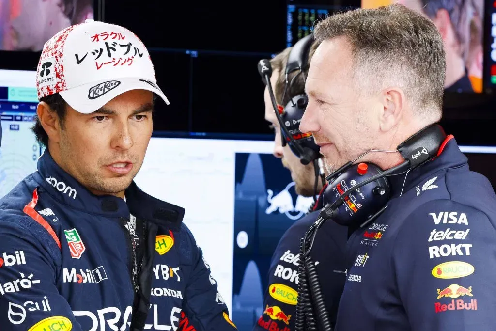 Christian Horner deberá decidir sobre el futuro de Checo Pérez tras el GP de Bélgica (IMAGO)
