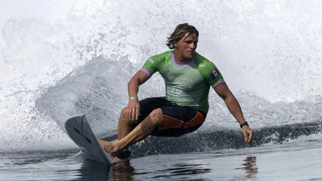 Alan Cleland durante su debut en los Juegos Olímpicos 2024 (Getty)