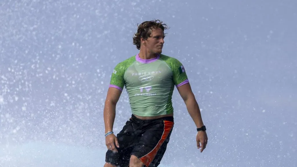 Alan Cleland durante su debut en los Juegos Olímpicos de París 2024 (Getty)