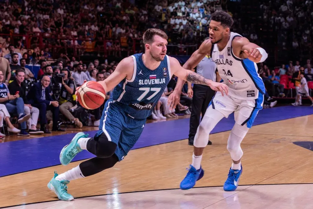 Luka Doncic en el Preolímpico europeo (IMAGO)