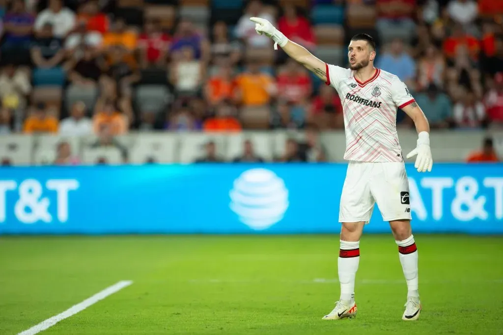 Tiago Volpi afirmó sentirse molesto por la eliminación de Toluca en Leagues Cup. (Imago)