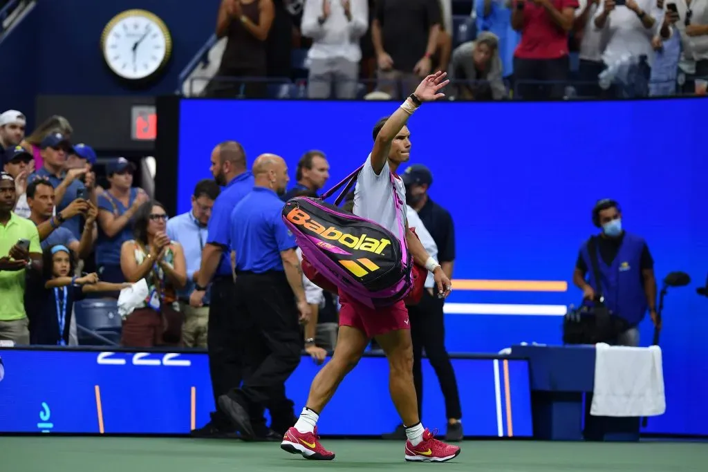 La última imagen de Rafael Nadal en el US Open en 2022 (IMAGO)