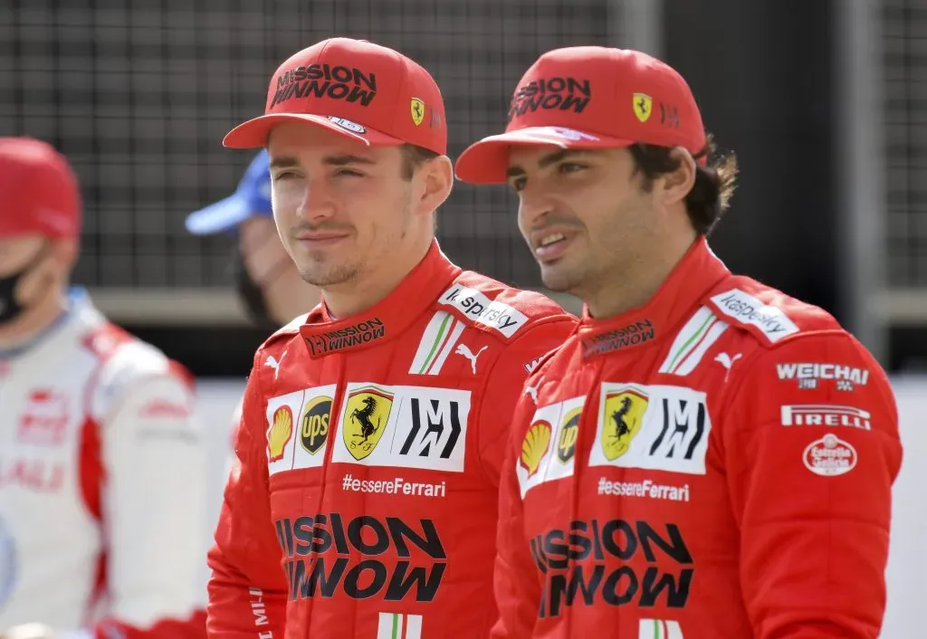 Charles Leclerc y Carlos Sainz no serán compañeros en 2025 (IMAGO)