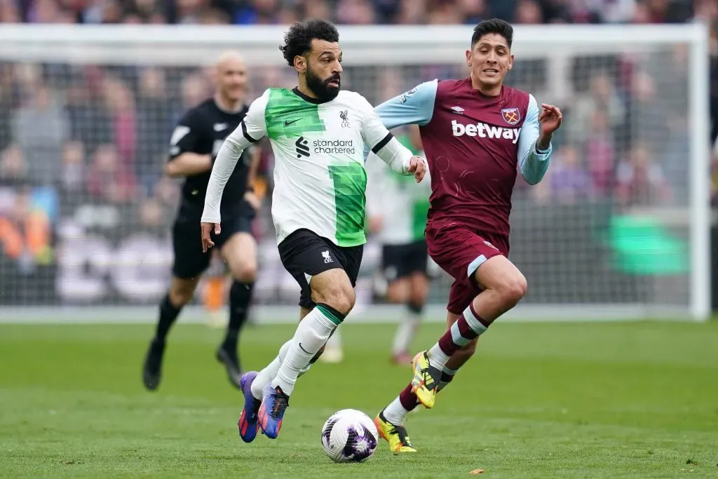 Edson Álvarez no completa un partido con West Ham desde el 27 de abril pasado, en un empate ante Liverpool. (Imago)