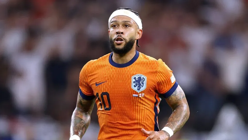 Memphis Depay durante la Eurocopa 2024 con Países Bajos (IMAGO)