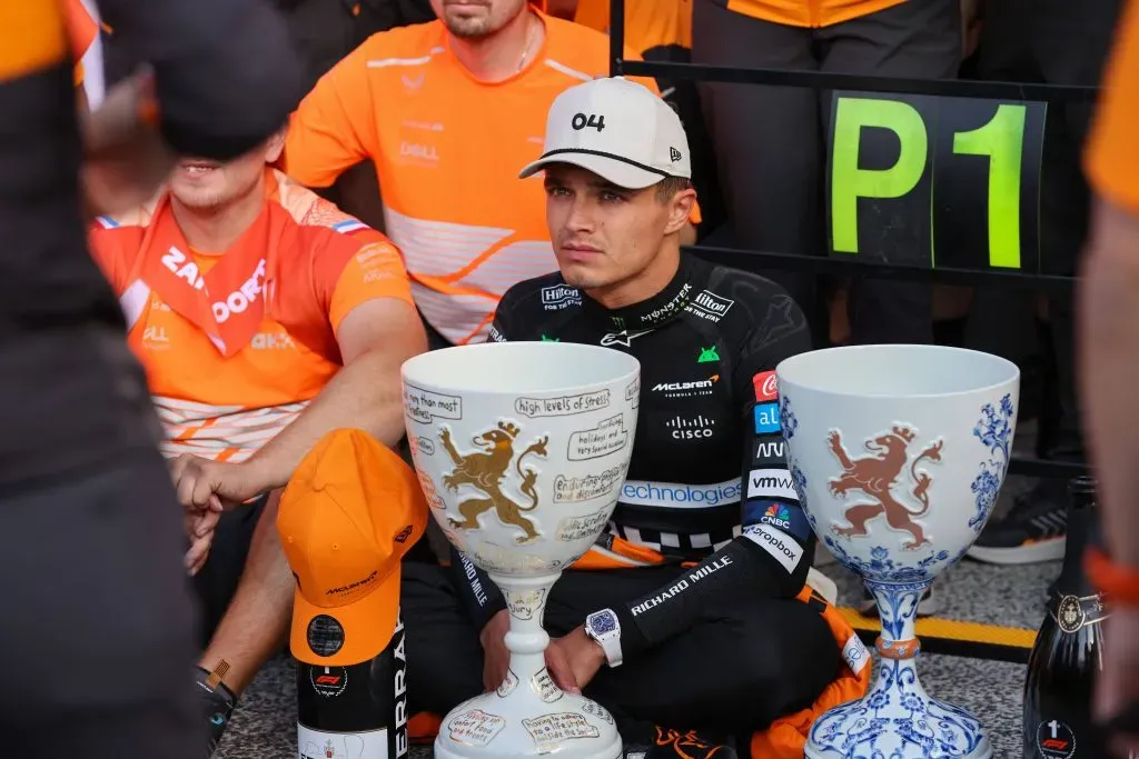 Lando Norris obtuvo su segunda victoria en la F1 (IMAGO)