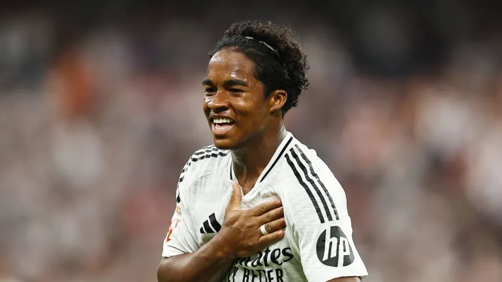 Endrick ya convirtió su primer gol oficial en Real Madrid (IMAGO)