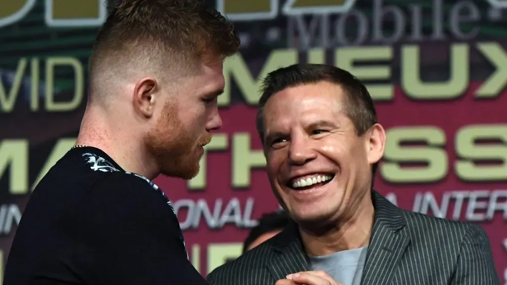 Julio César Chávez y Canelo Álvarez