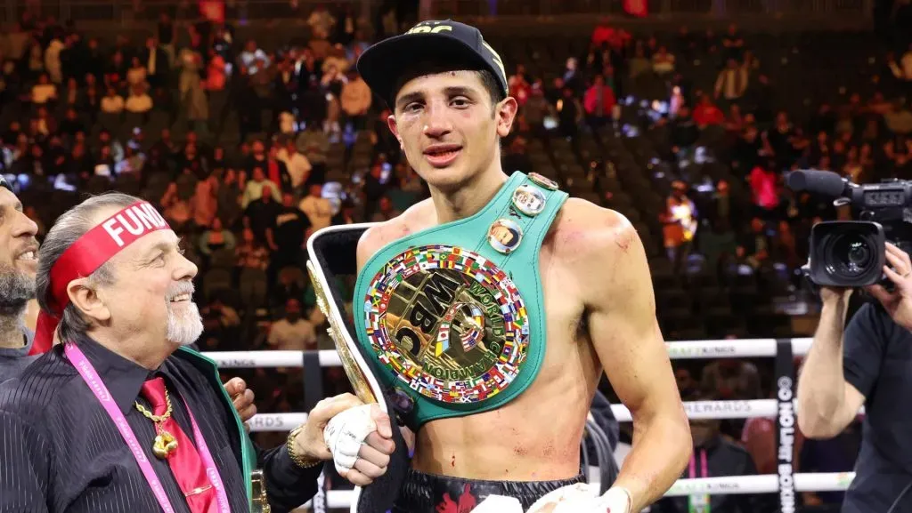 Sebastián Fundora viene de vencer a Tszyu en marzo y llega de gran manera a un posible duelo ante Terence Crawford. (GETTY IMAGES)