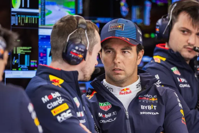 Checo Pérez en el GP de Italia