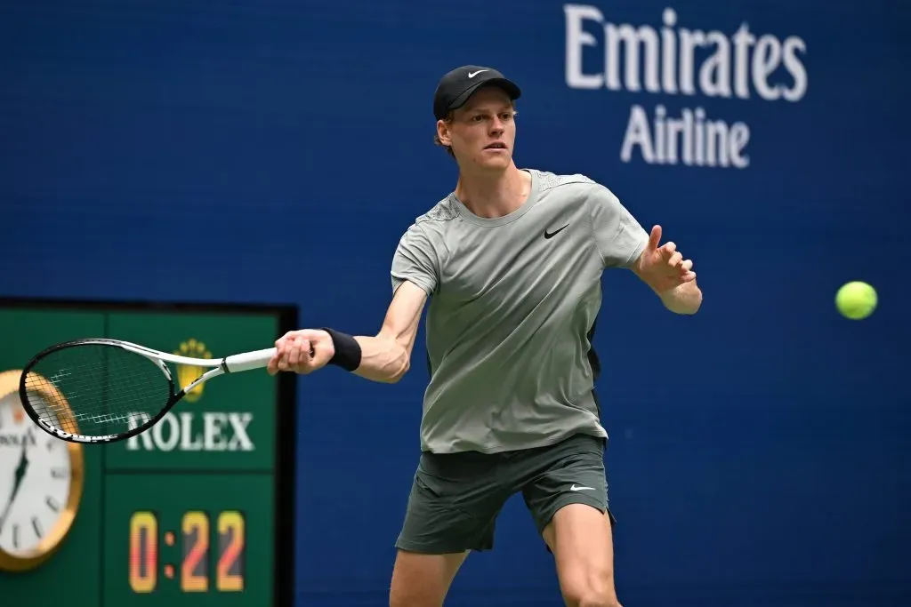 Sinner, N° 1 del mundo, ganó el Australian Open y es el máximo favorito a quedarse con el US Open. (Imago)