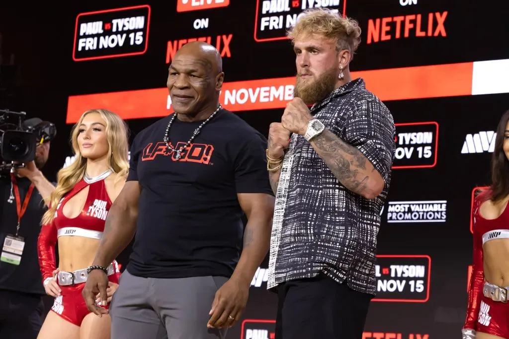 El combate entre Jake Paul y Mike Tyson se disputará a ocho rounds de dos minutos. (Imago)