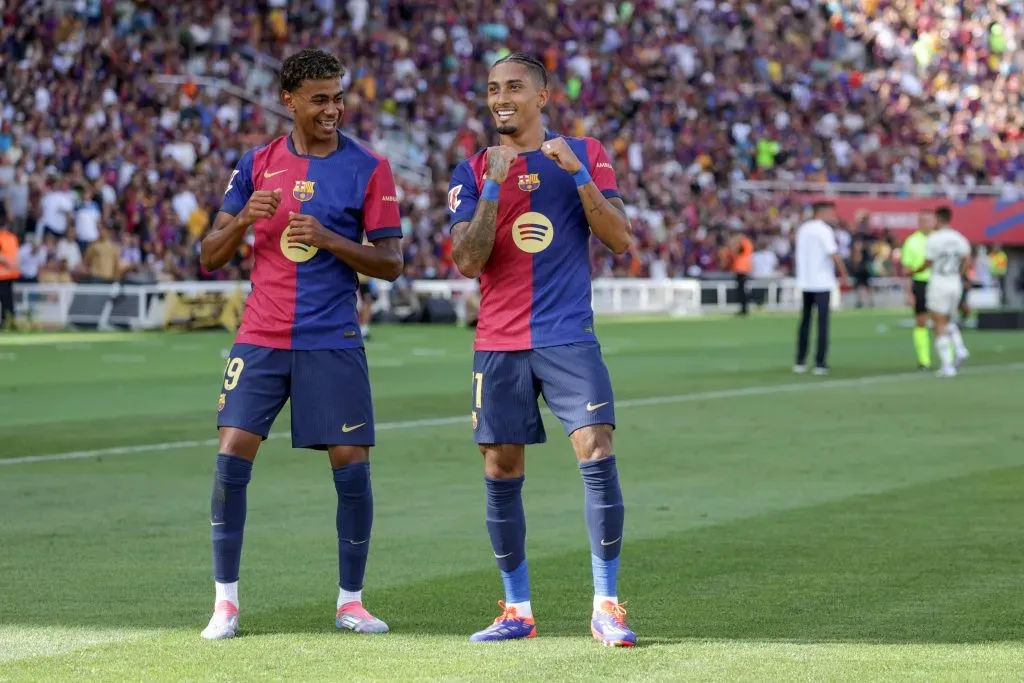 Lamine Yamal y Raphinha (IMAGO)