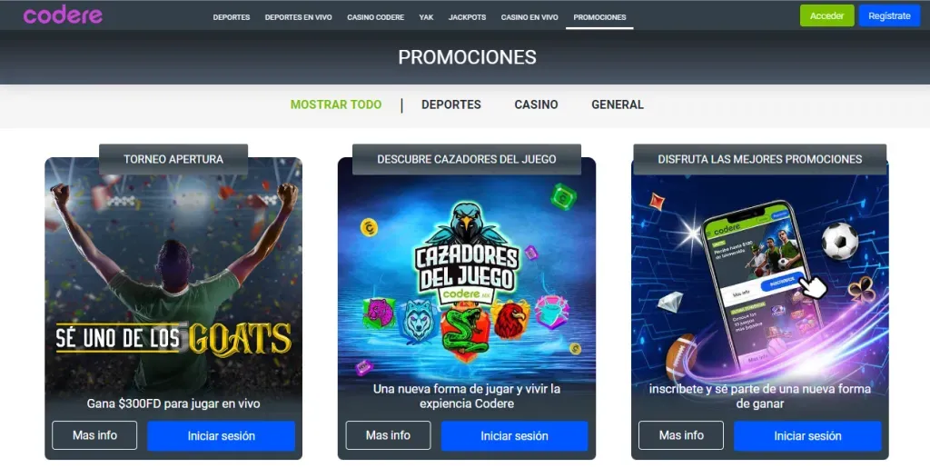 Promociones en Codere méxico