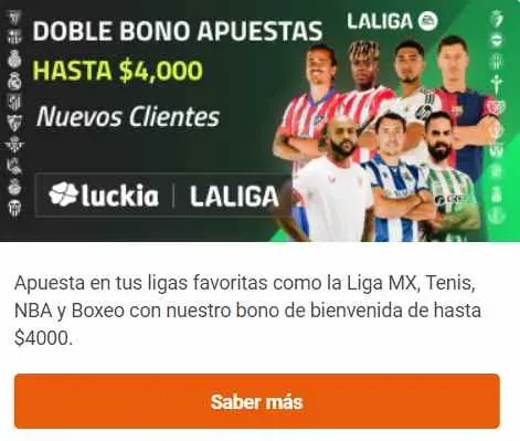 Bono de bienvenida Luckia apuestas deportivas