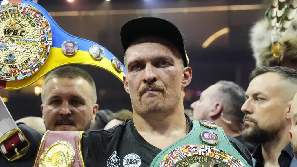 Oleksandr Usyk está preparando su combate de diciembre vs. Tyson Fury. (IMAGO)