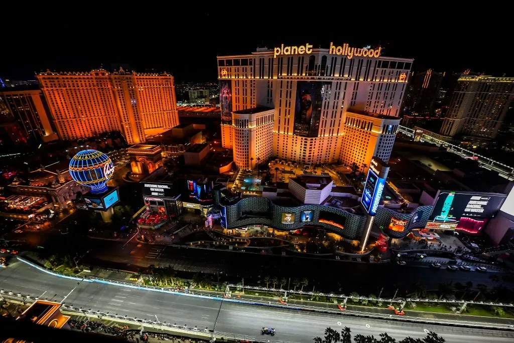 El circuito callejero del Gran Premio de Las Vegas (GETTY IMAGES)
