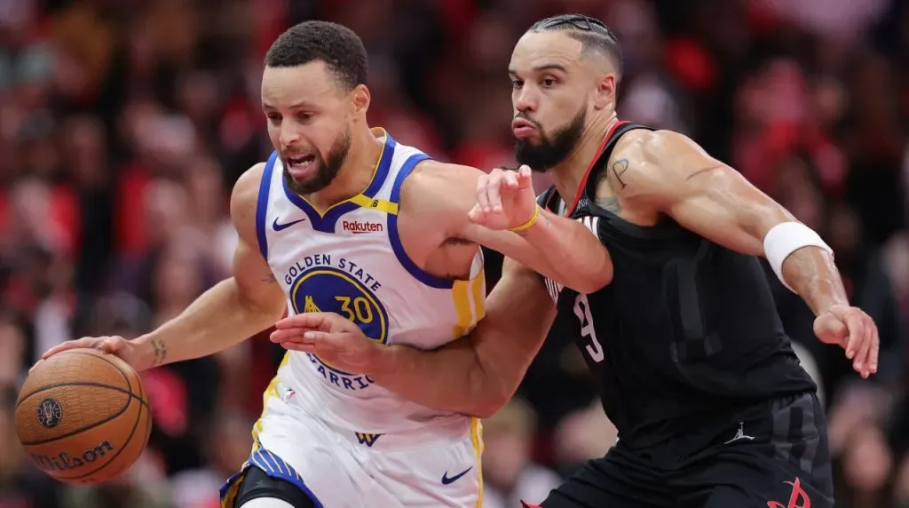 Curry y Brooks en Rockets vs. Warriors. (Foto: Getty Images)