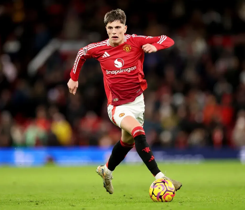 Alejandro Garnacho perdió la titularidad en Manchester United con Rúben Amorim (GETTY IMAGES)