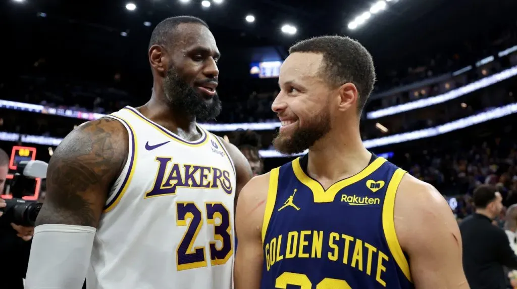LeBron James y Stephen Curry. (Foto: Getty Images)