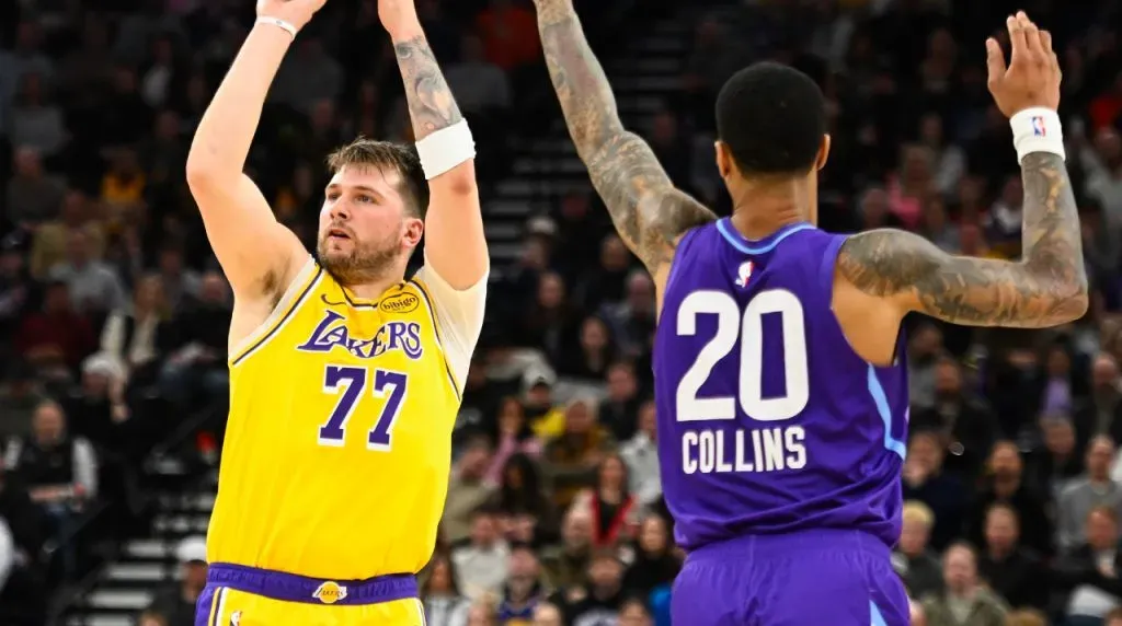 Luka Doncic en Utah Jazz vs. Los Angeles Lakers.