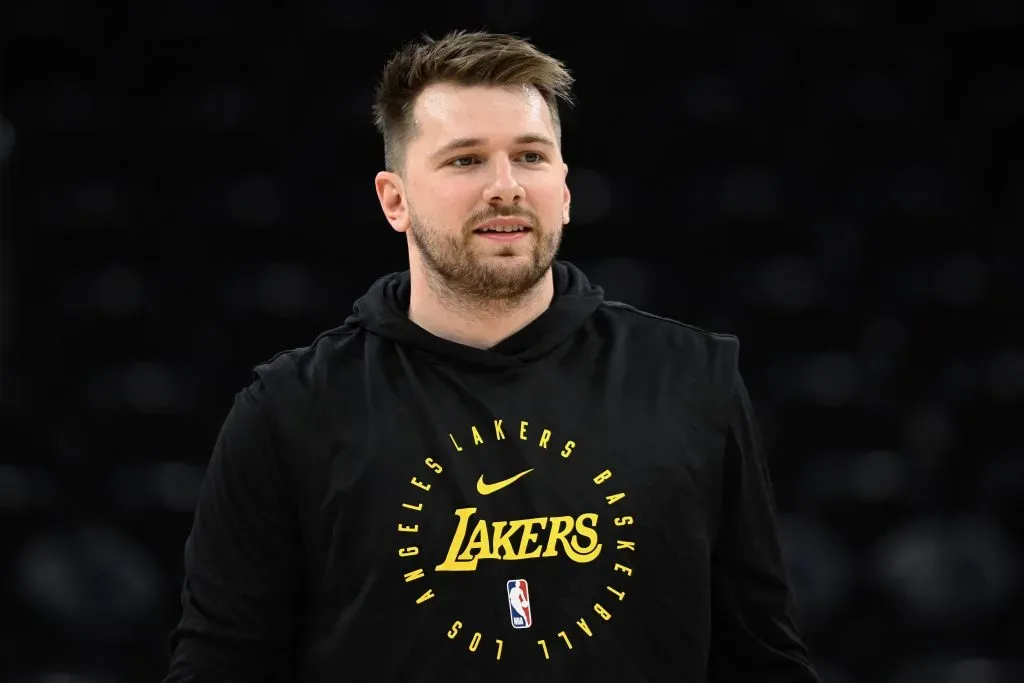 Luka Doncic en Los Lakers (Getty Images)