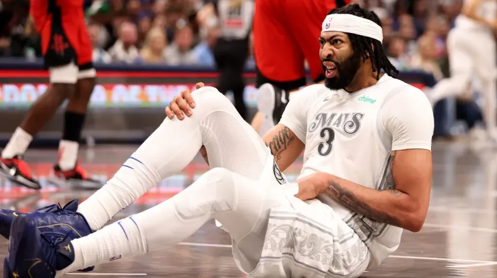 El momento de la lesión de Davis. (Foto: Getty Images)