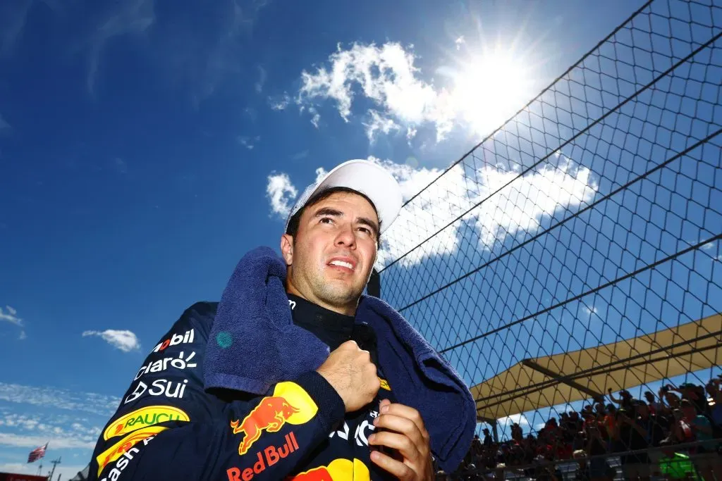 Checo Pérez en el Gran Premio de Estados Unidos (GETTY IMAGES)