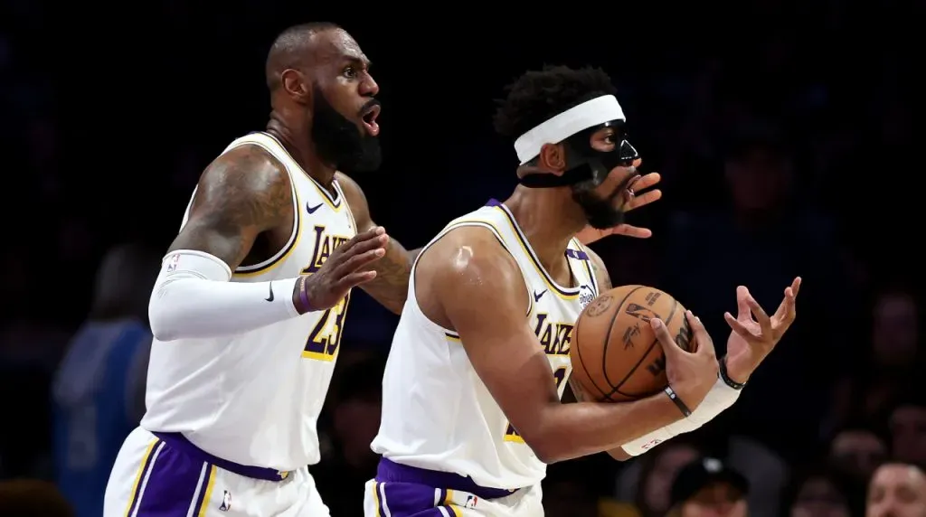 LeBron James y Jordan Goodwin. (Foto: Getty Images)