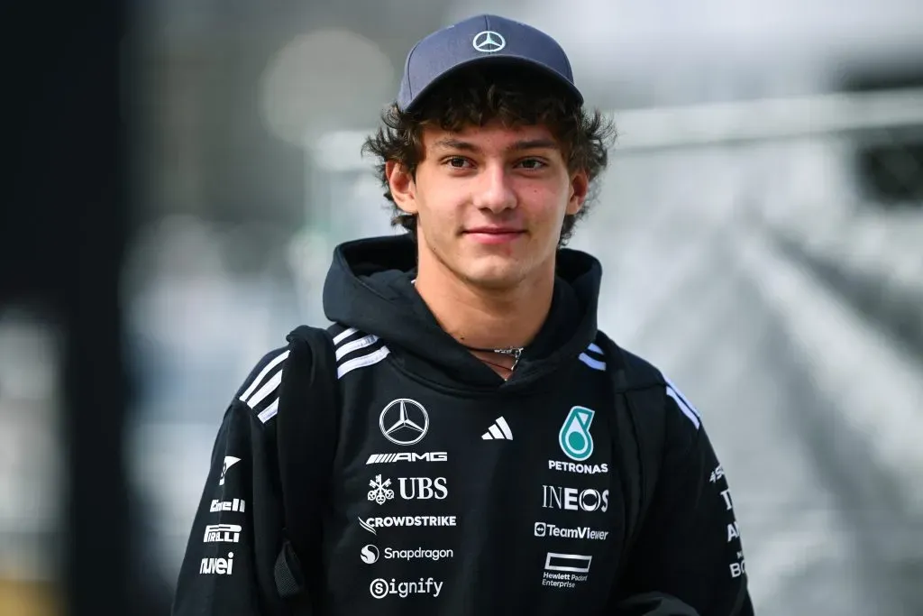 Andrea Kimi Antonelli, piloto de Mercedes, en Suzuka (GETTY IMAGES)