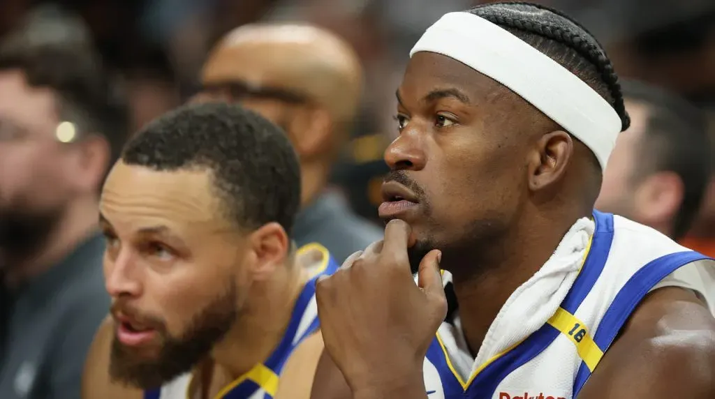 Stephen Curry y Jimmy Butler en la NBA. (Foto: Getty Images)