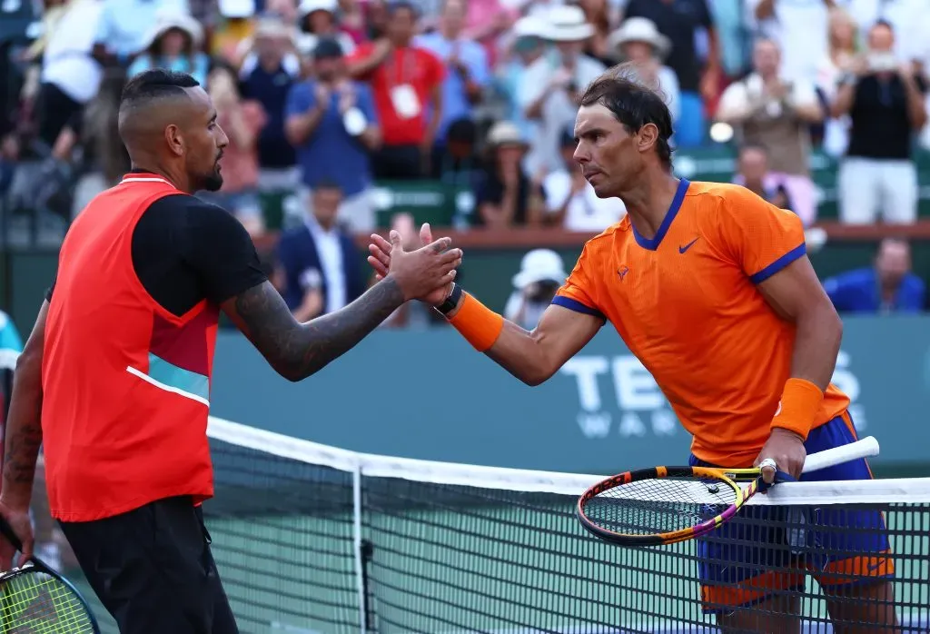 Kyrgios se enfrentó nueve veces ante Nadal, con tres victorias y seis derrotas. (Getty Images)