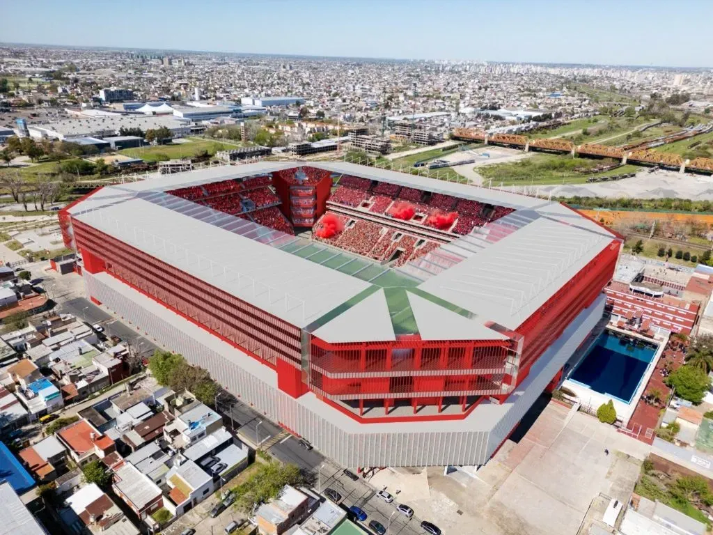 El boceto de cómo quedaría el estadio de Independiente post-reformas.