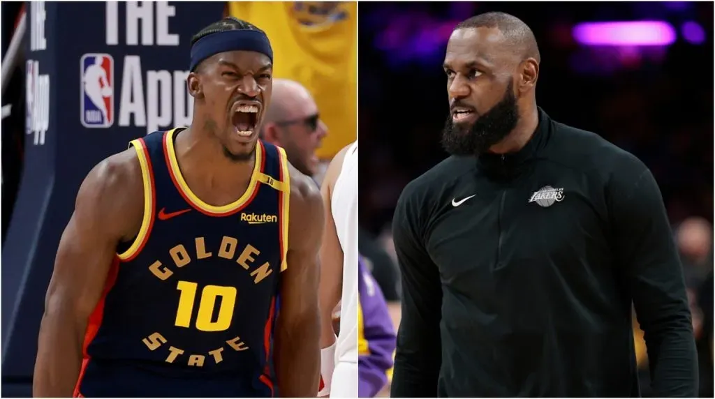 Jimmy Butler y LeBron James. (Foto: Getty Images)