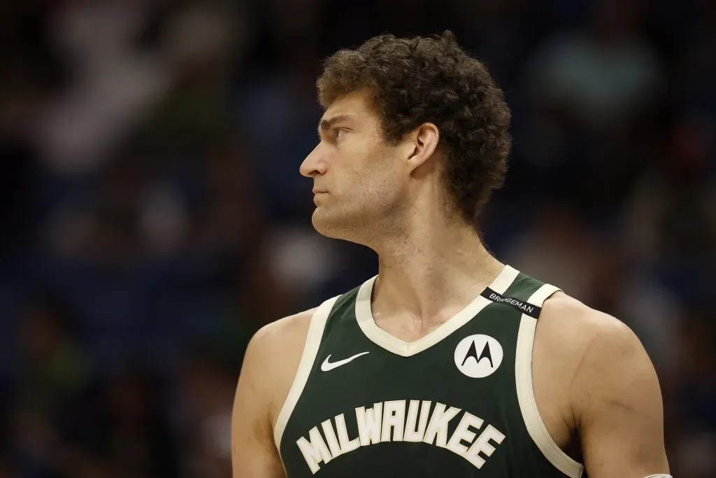Brook López ya sabe lo que es jugar en LA LAkers. (Getty Images)